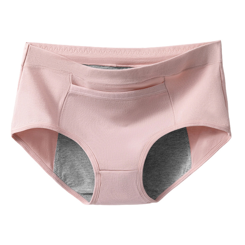 Period Panty Absorbent - กางเกงในประจำเดือนเอวสูงสำหรับผู้หญิง – กางเกงในผ้าฝ้ายพร้อมกระเป๋าด้านหน้าและชั้นซับใน ซึมซับได้ดี ไม่โชว์ขอบกางเกงสำหรับช่วงมีประจำเดือน