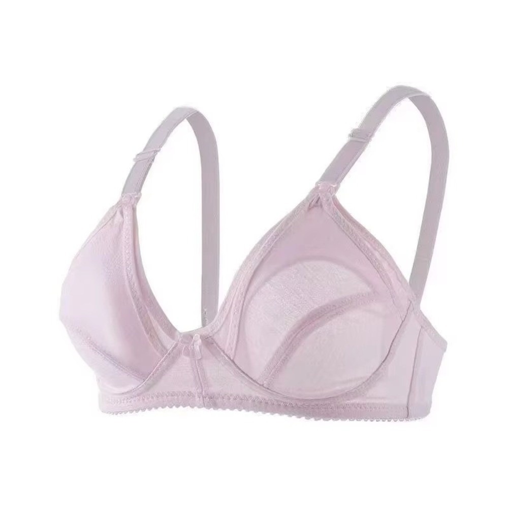 Nursing Bra Sleep - เสื้อชั้นในสำหรับให้นมบุตรแบบผ้าฝ้าย ไร้โครง เปิดด้านหน้า ใส่สบาย ใช้ได้ทั้งตอนให้นมและตอนนอน ไซส์ใหญ่พิเศษ