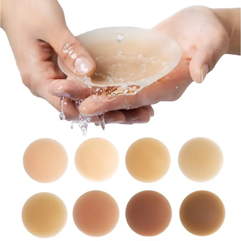 Silicone Bra Adhesive - แฟชั่นซิลิโคนฝาครอบหัวนมLift Up Braสติกเกอร์กาวที่มองไม่เห็นBrasหน้าอกPatchสําหรับผู้หญิงReusableหน้าอกทรวงอกPad