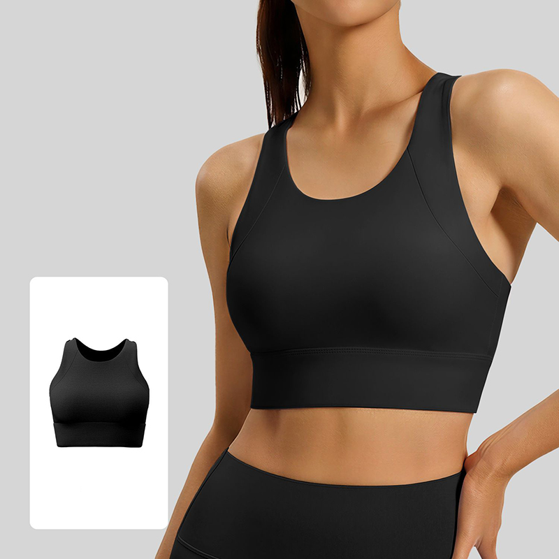 Sports Bra High Impact - เสื้อชั้นในโยคะแบบ Racerback แฟชั่นปี 2026 สำหรับผู้หญิง ป้องกันแรงกระแทก