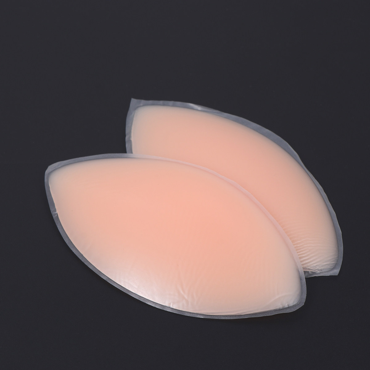 Silicone Bra Adhesive - แผ่นซิลิโคนปิดหน้าอกแบบคู่ แผ่นรองหน้าอกแบบมีกาวในตัว ใช้ซ้ำได้ เหมาะสำหรับเสื้อคอเว้าลึก ชุดเดรสเกาะอก และชุดว่ายน้ำ