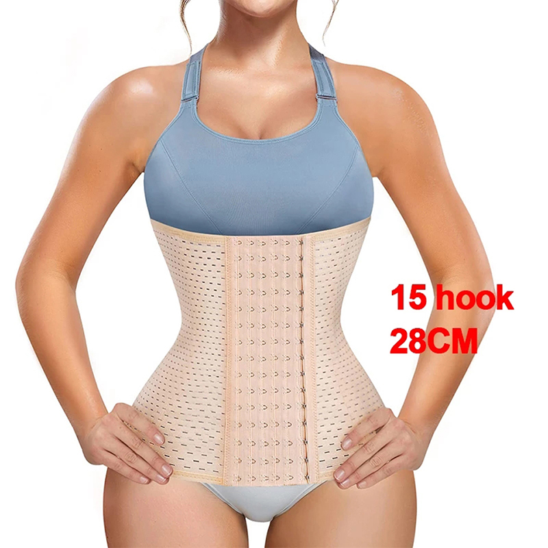Shapewear Bodysuit Firm - ชุดกระชับสัดส่วนเอวแบบคลาสสิก28ซม. ชุดรัดหน้าท้องระบายอากาศได้ชุดรัดกระชับรูปร่างนาฬิกาทราย