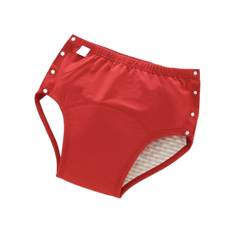 Period Panty Absorbent - ผ้าอ้อมผู้ใหญ่แบบซักได้ กางเกงซึมซับปัสสาวะสำหรับผู้ใหญ่ ใช้ซ้ำได้ กางเกงในสำหรับประจำเดือน ผ้าอ้อมซึมซับนุ่มสบาย สำหรับผู้สูงอายุ