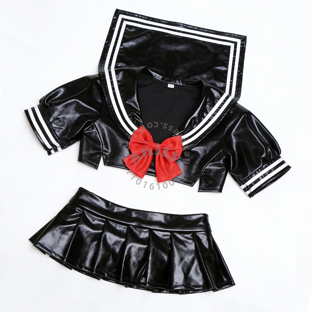 Garter Belt Set - ชุดนักเรียนอนิเมะ AniLV ชุดเซ็กซี่ ชุดนอนกระโปรงมิงค์ ชุดยั่วยวนสำหรับผู้หญิง ชุดคอสเพลย์