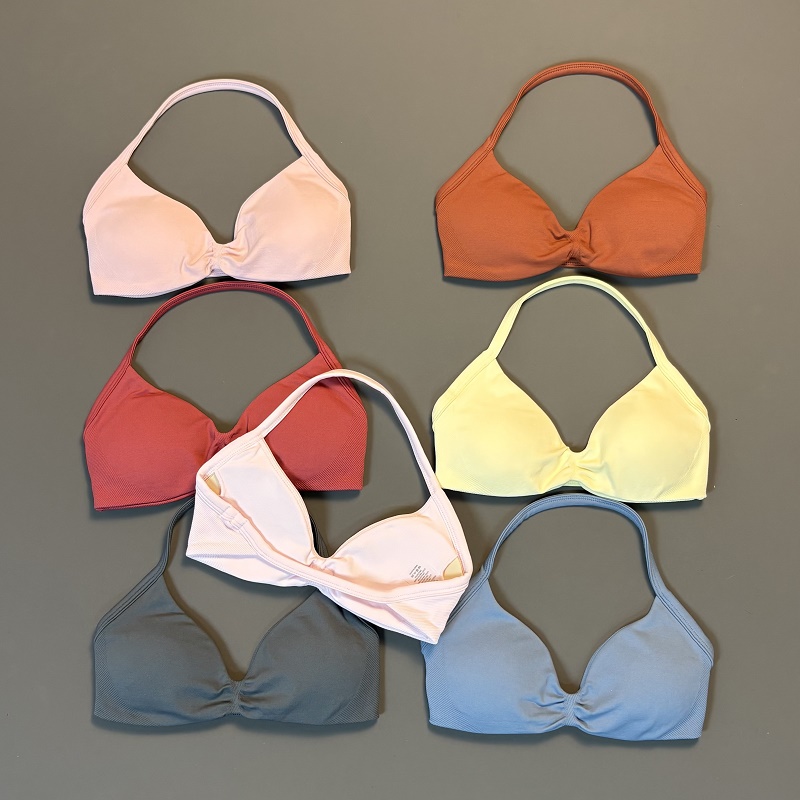 Sports Bra High Impact - HISTELLO สปอร์ตบรา ชุดชั้นในโยคะไร้ตะเข็บ สำหรับผู้หญิง ออกกำลังกาย วิ่ง