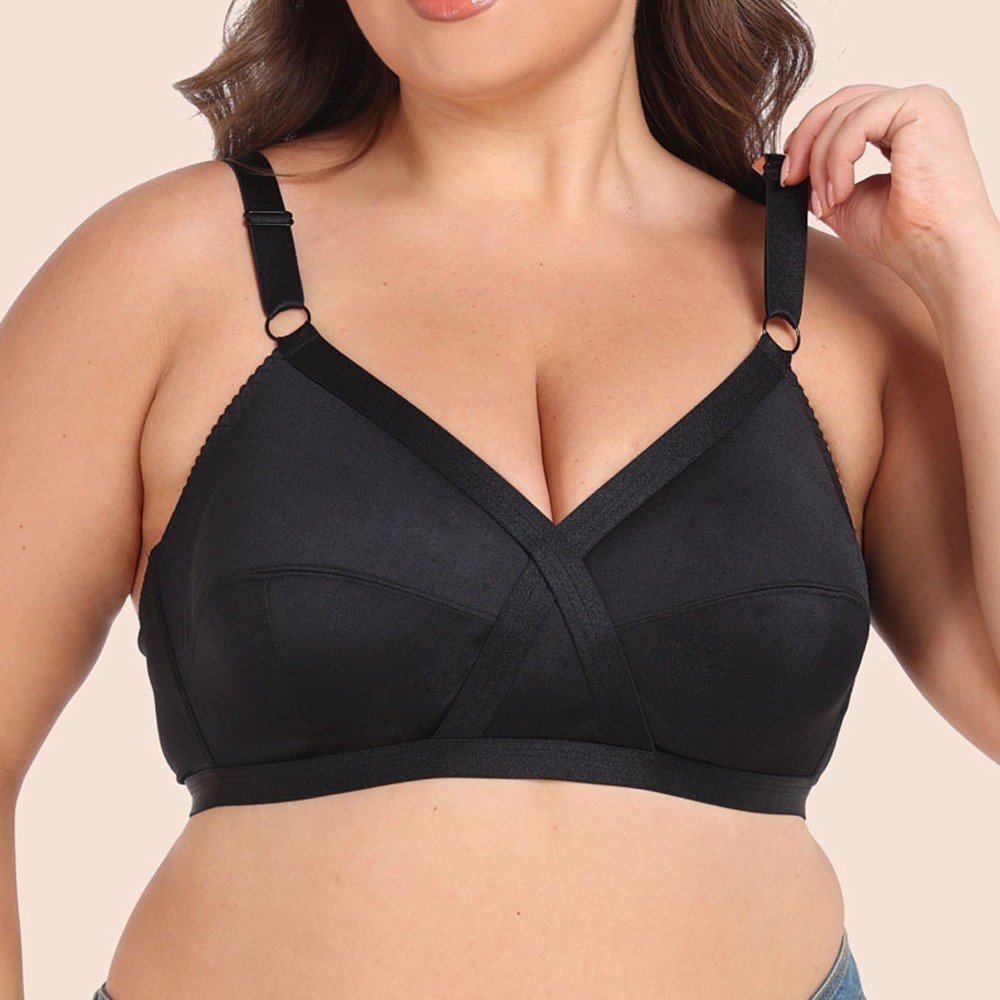 Bralette Wireless Soft - บราเล็ตไร้สาย บราดันทรงสำหรับผู้หญิง บราแบบนุ่มไม่มีฟองน้ำ บราเซ็กซี่ ชุดชั้นใน 75-125