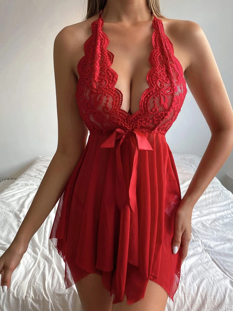 ชุดชั้นในเซ็กซี่สำหรับผู้หญิง  - Lace Teddy Lingerie บทวิจารณ์และราคา