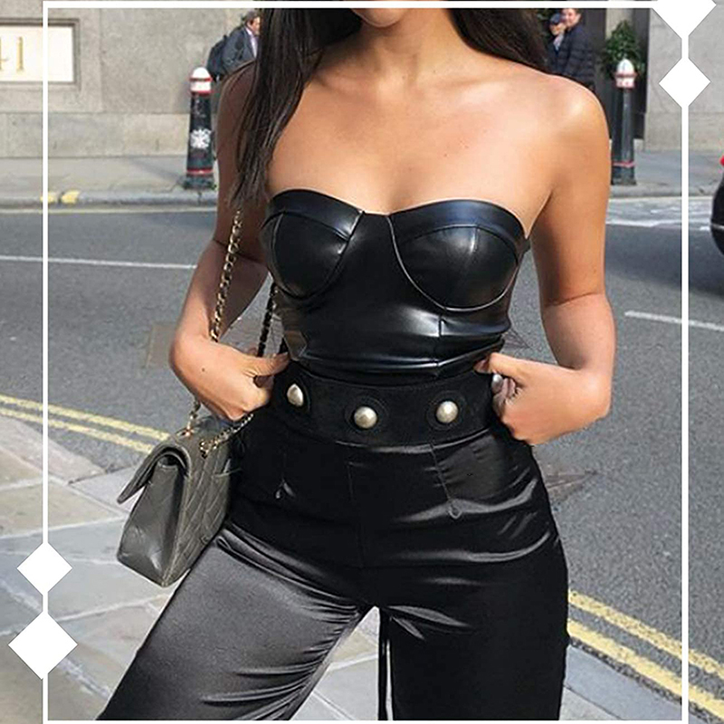 ผู้หญิงคอร์เซ็ทหนัง Bustiers ช - Corset Waist Cinch บทวิจารณ์และราคา