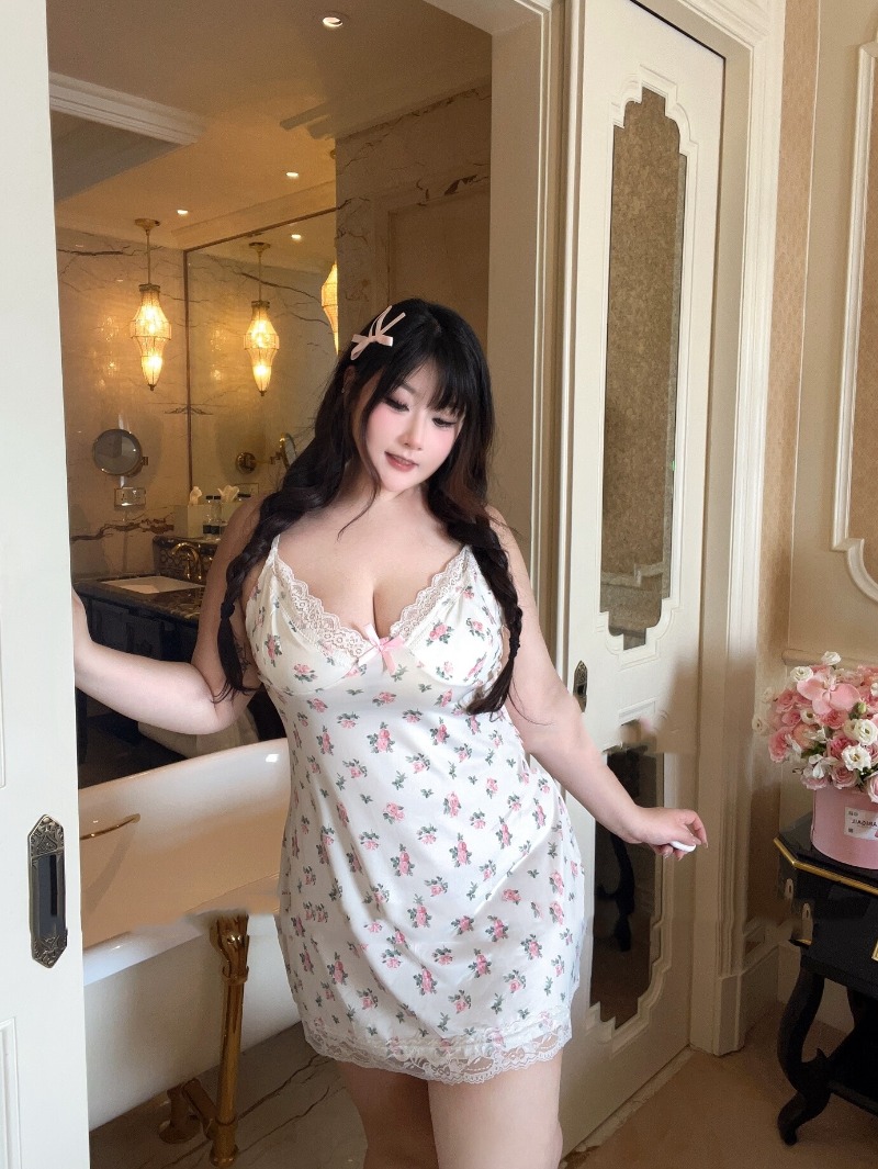 ชุดชั้นในเซ็กซี่ขนาดใหญ่พิเศษข - Babydoll Chemise Night บทวิจารณ์และราคา