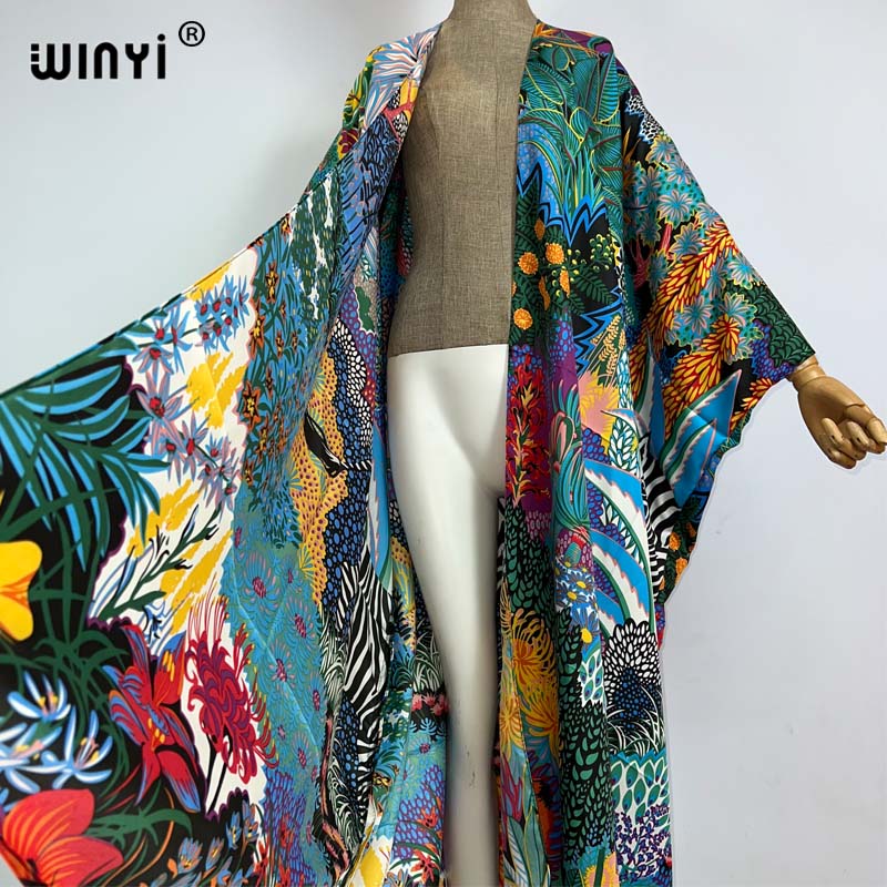 WINYI Middle East Kimono ผู้หญ - Robe Silk Women บทวิจารณ์และราคา