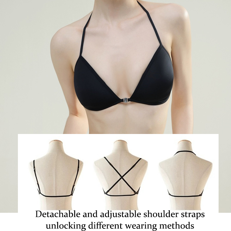 ผู้หญิงไม่มีรอยต่อ Bras ลึก V  - Bralette Wireless Soft บทวิจารณ์และราคา