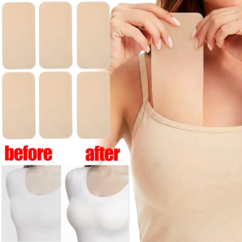 เทปยกกระชับหน้าอกซิลิโคน แผ่นป - Silicone Bra Adhesive บทวิจารณ์และราคา