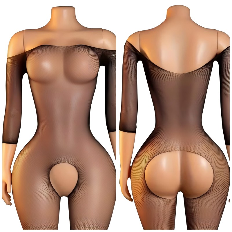 ถุงน่องตาข่ายรัดรูปเซ็กซี่สำหร - Bodystocking Fishnet บทวิจารณ์และราคา
