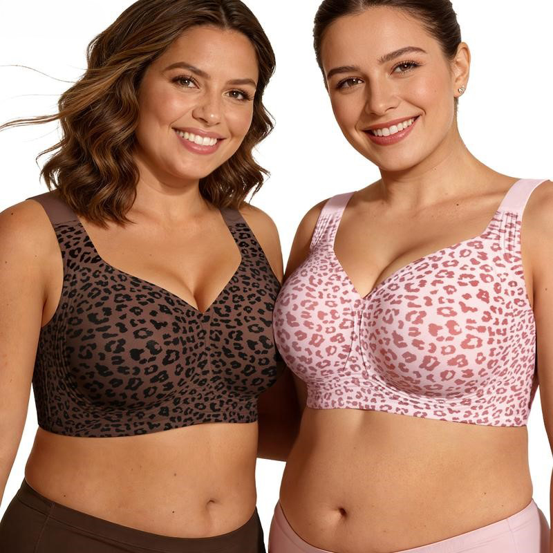 1 ชิ้นเสื้อชั้นในไร้สายลายเสือ - Bralette Wireless Soft บทวิจารณ์และราคา