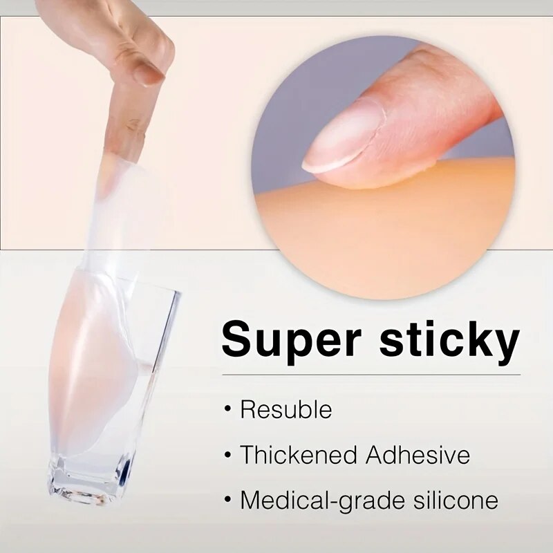 แผ่นแปะหน้าอกยกกระชับหน้าอกสำห - Silicone Bra Adhesive บทวิจารณ์และราคา