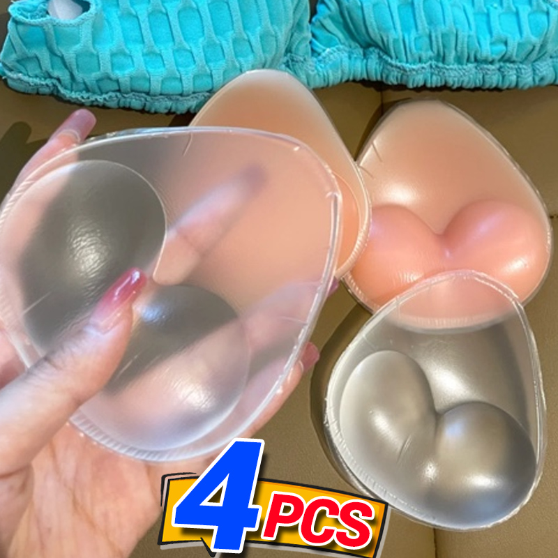 ผู้หญิง Push Up Bra แทรกซิลิโค - Nipple Cover Pasties บทวิจารณ์และราคา