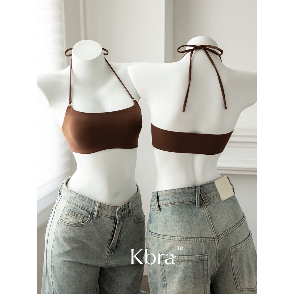 บราเล็ตแบบฮอลเตอร์สไตล์ KUCLUT - Bralette Wireless Soft บทวิจารณ์และราคา