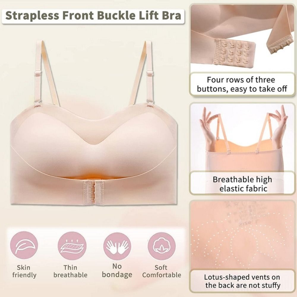 บราไร้สายแบบดันทรง นุ่มสบาย ไร - Bralette Wireless Soft บทวิจารณ์และราคา