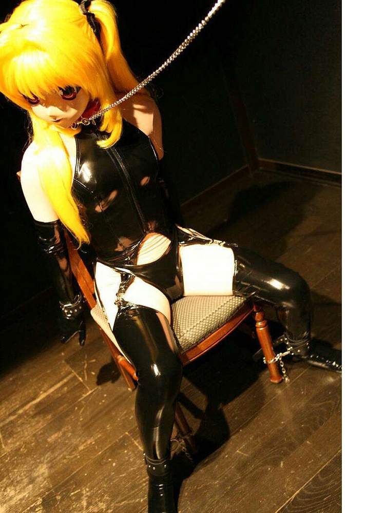 4ชิ้น/เซ็ตดูเปียก PVC Catsuit  - Garter Belt Set บทวิจารณ์และราคา