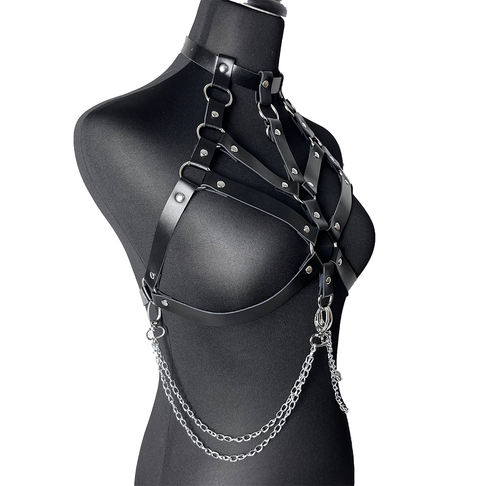 เข็มขัดหนังแบบโซ่พร้อมสายรัดสำ - Garter Belt Set บทวิจารณ์และราคา