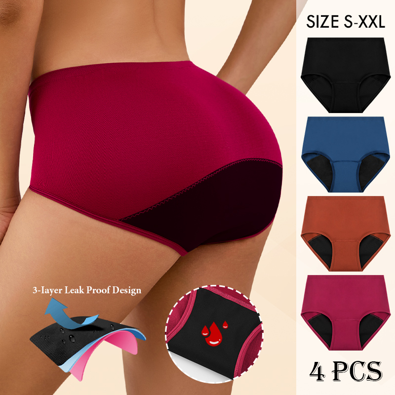กางเกงในประจำเดือนไร้ตะเข็บสำห - Period Panty Absorbent บทวิจารณ์และราคา