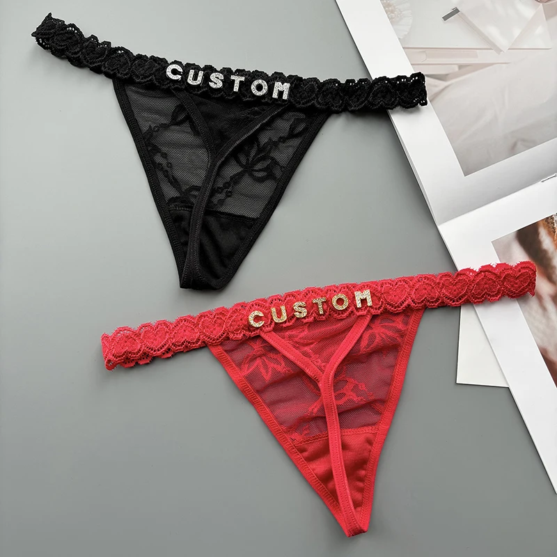 บุคลิกภาพที่กําหนดเองทองชื่อคร - Thong Bikini Women บทวิจารณ์และราคา