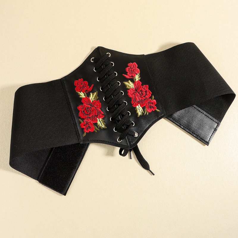 แฟชั่นรัดตัวเข็มขัดกว้างหนัง F - Corset Waist Cinch บทวิจารณ์และราคา