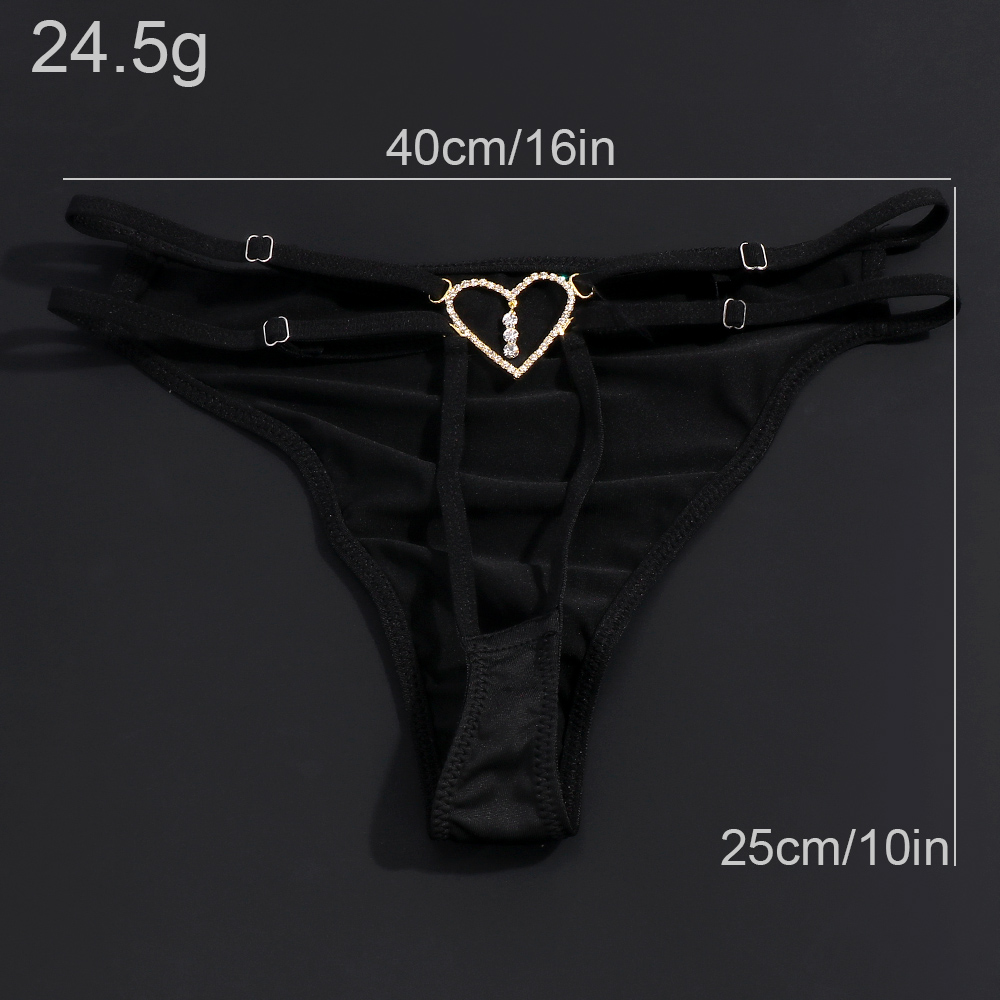 ชุดว่ายน้ำกางเกงชั้นในรูปหัวใจ - Thong Bikini Women บทวิจารณ์และราคา