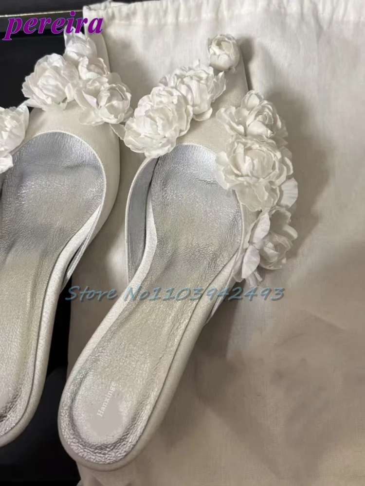 Multi ดอกไม้งานแต่งงานรองเท้าแ - Slip Dress Satin บทวิจารณ์และราคา