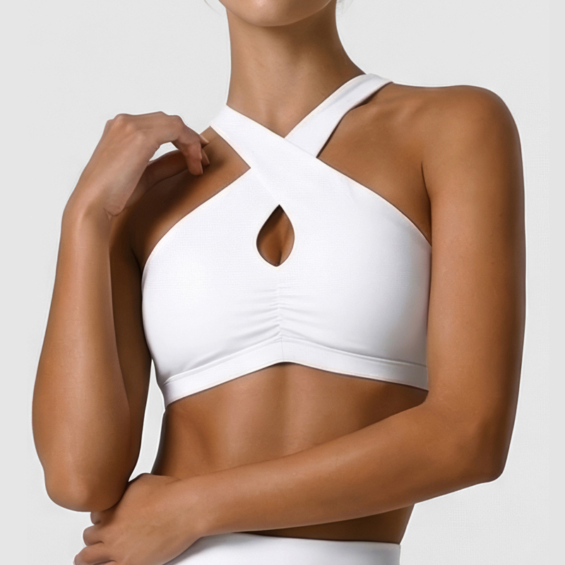 ชุดชั้นในกีฬาผู้หญิงแบบนุ่ม สี - Sports Bra High Impact บทวิจารณ์และราคา