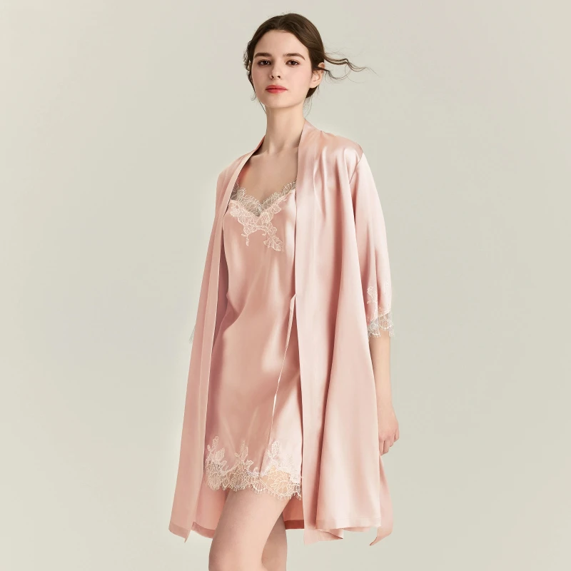 ชุดคลุมผ้าไหมมัลเบอร์รี่ 100%  - Robe Silk Women บทวิจารณ์และราคา