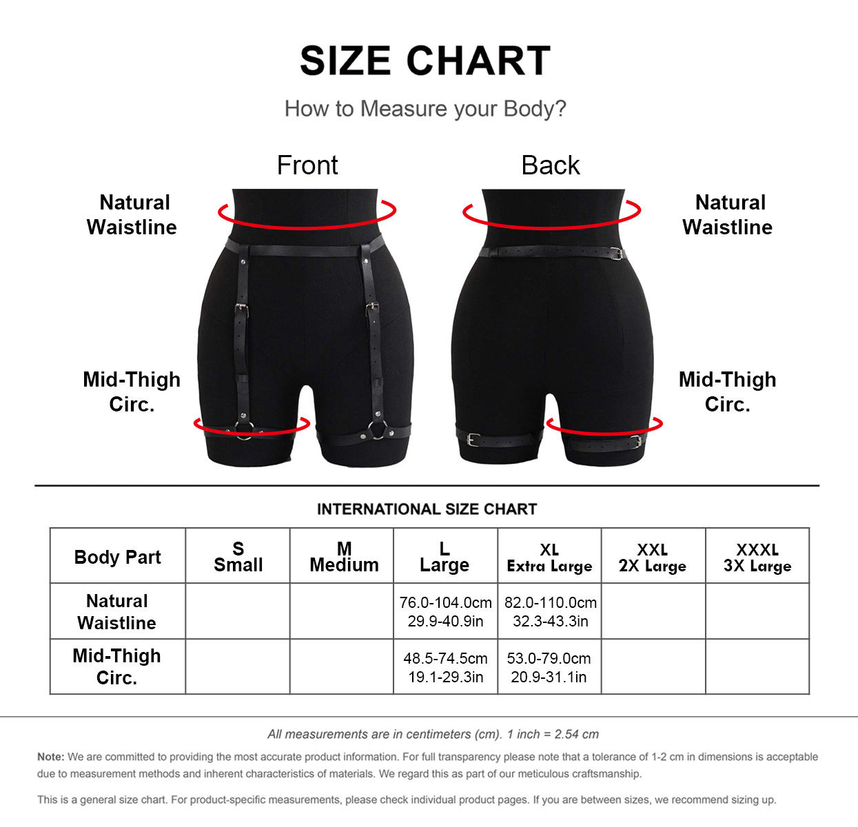 สายรัดหน้าอก หนังเทียม เข็มขัด - Garter Belt Set บทวิจารณ์และราคา
