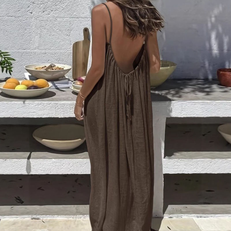 เดรสยาวแบบสวมใส่สบายสำหรับผู้ห - Strapless Bra Backless บทวิจารณ์และราคา