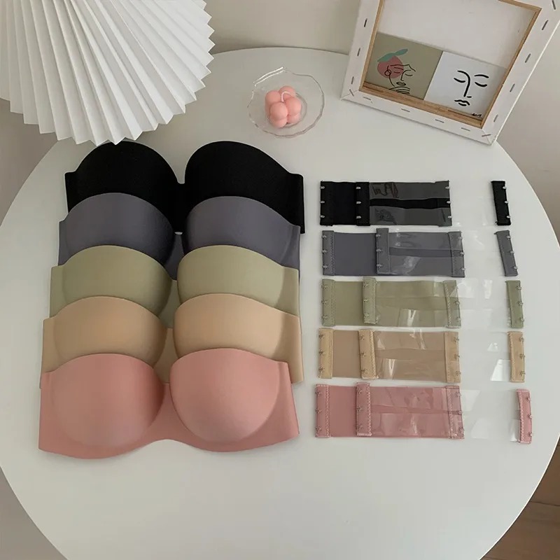 บราไร้สายเสริมฟองน้ำแบบดันทรง  - Strapless Bra Backless บทวิจารณ์และราคา