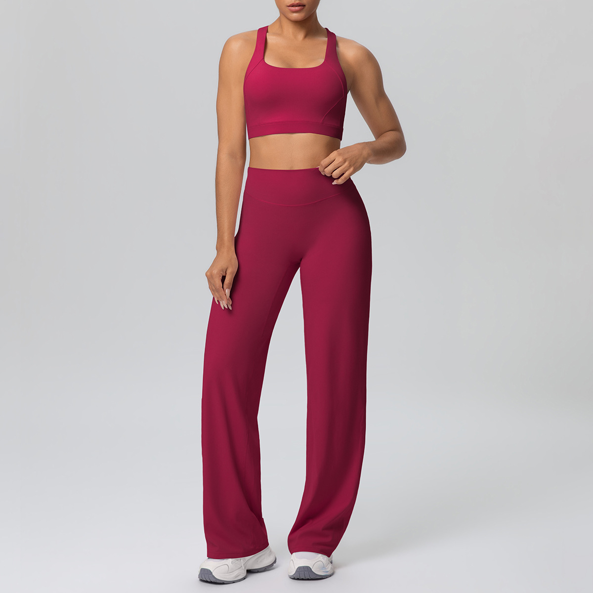 เสื้อชั้นในโยคะแบบมีสายคล้องไห - Sports Bra High Impact บทวิจารณ์และราคา